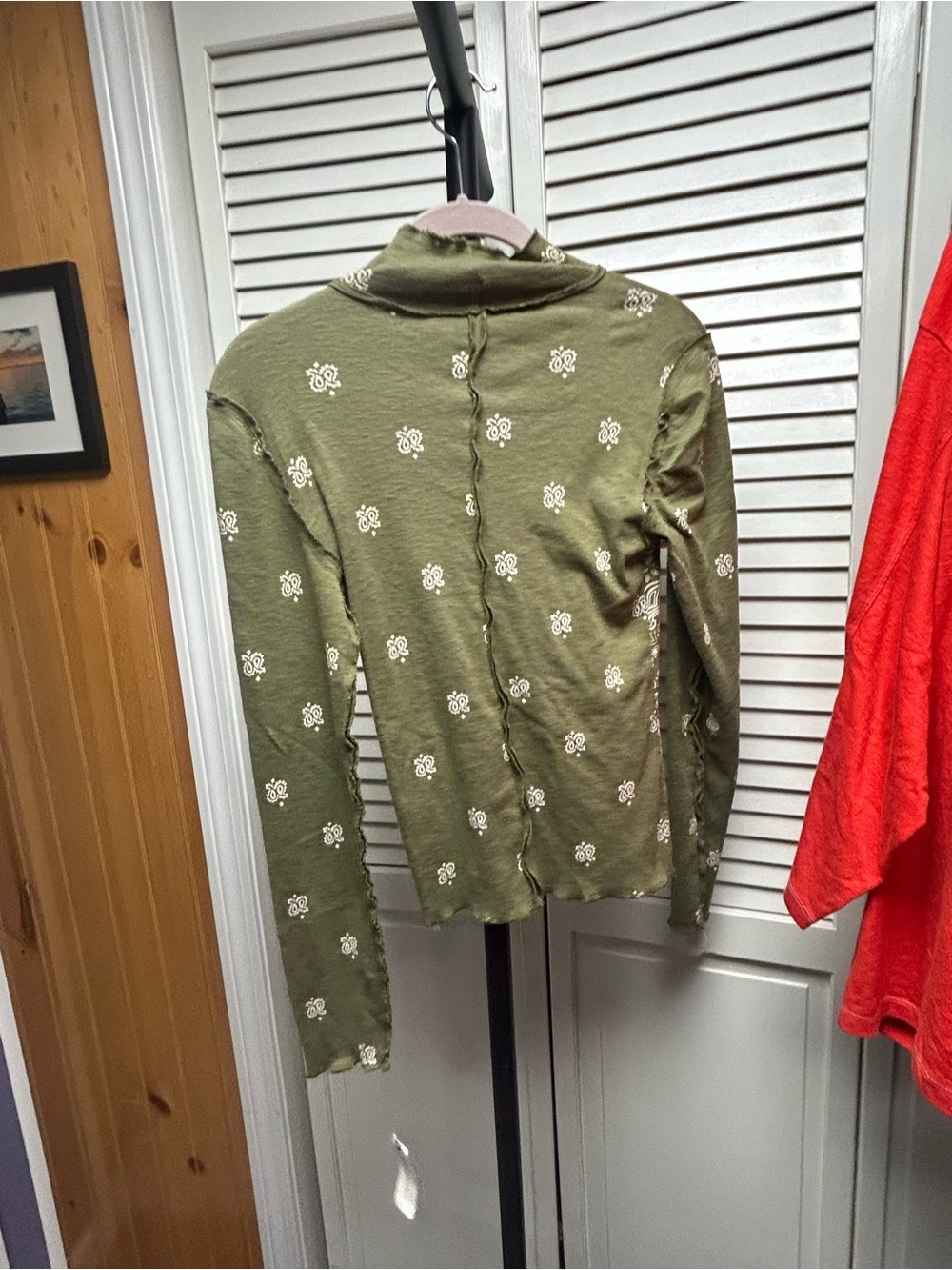 Nwot Pilcro cotton slub turtlenect top - Picture 5 of 5